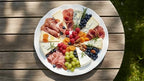 16 Inch Melamine Serving Platter Round Platter BPA-Free Large Platter for Charcuterie, Food, Fruit, Snack, and, alternate