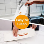16" Melamine Serving Platters Set of 3, White Rectangular Trays in 16" in White, alternate view 7