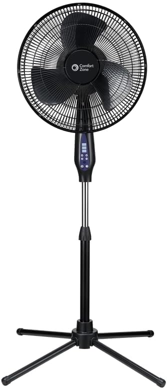 16" Oscillating Pedestal Fan with Remote & Folding Base, alternate view 7
