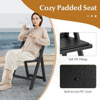16-Pack Folding Chairs, Portable Resin Event Chairs with Padded Seat, All-Weather Resin Frame, 1100 lbs Static, alternate