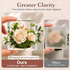 16 Pcs 6 X 6 X 1 Inch Acrylic Blocks, Clear Square Acrylic Base in 6 X 6 X 1 Inch in Clear, alternate view 4