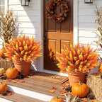 16 PCS Artificial Fall Flowers for Outdoors, Fake Lavender Plants, alternate view 2