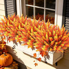 16 PCS Artificial Fall Flowers for Outdoors, Fake Lavender Plants, alternate view 3