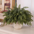 16 Pcs Artificial Lifelike Touch Christmas Cedar Branches for Vase Decor, alternate view 2