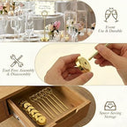 16 Pcs Gold Table Number Holders, 6-Inch Stable Place Card Holders with Non-Slip Base, Metal Photo Stands for, alternate view