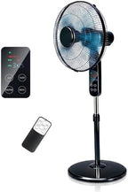 16" Pedestal Fan with Touch Screen & LED Celsius Thermometer