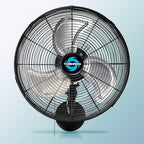 16" Pro Series Oscillating Wall Mount Fan - High Velocity Heavy Duty Metal Fan for Industrial, Commercial &
