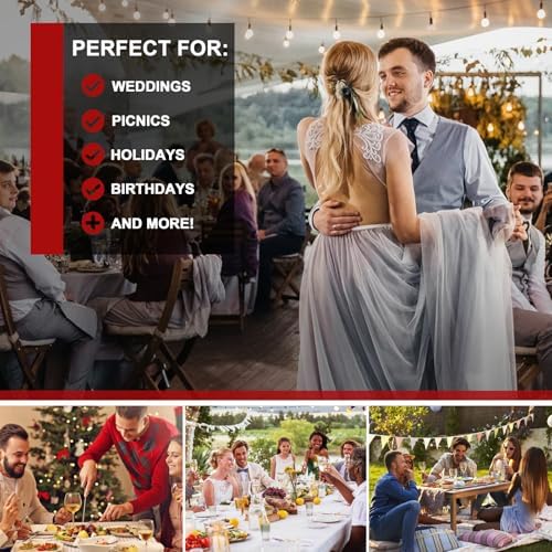 16" x 11" White Serving Trays, 6-Pack Reusable Plastic Platters for Party Supplies, Food Serving Trays for, alternate view 5