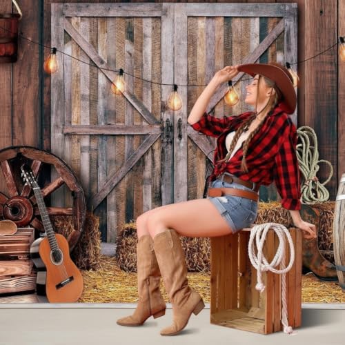 16 x 7 ft Western Party Backdrop Wild West Cowboy Rodeo Decoration in 16 x 7 ft, alternate view 4