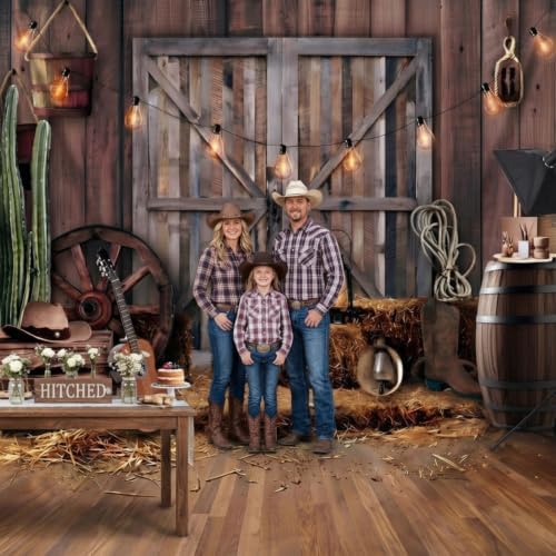 16 x 7 ft Western Party Backdrop Wild West Cowboy Rodeo Decoration in 16 x 7 ft, alternate view 5