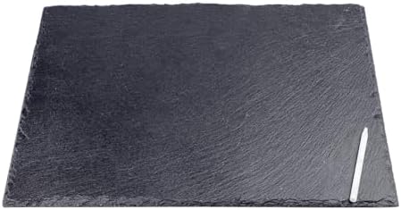 16 x10 in Slate Cheese Board Slate Board for Meat Cheese Appetizers, Serving Plate Tray Serving Stone Boards