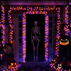 164 FT 500 LED Halloween String Lights, Waterproof Halloween String Lights Black Wire with 8 Modes, Outdoor, alternate view 5