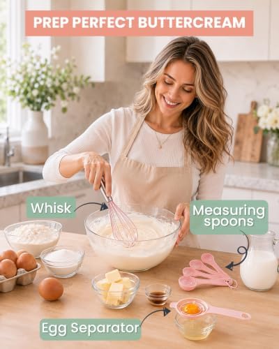 165PCs Cake Decorating Kit with Video Course for Beginners & Pros in Light Pink, alternate view 3