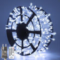 168FT 600 LED White Christmas Lights Outdoor with Remote