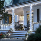 168FT 600 LED White Christmas Lights Outdoor with Remote, alternate view 4