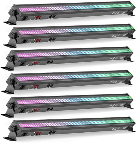 168W LED Wall Washer Light, 336 LEDs RGBW Stage Wash Lights Bar, 40" Aluminium Light Bar Support DMX Control