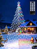 16Ft Color Changing Christmas Tree Light, White to Multicolor
