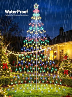 16Ft Color Changing Christmas Tree Light, White to Multicolor, alternate view 4