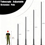 16ft Tall Street Light Pole, alternate view 3