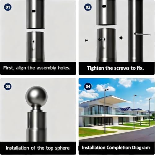 16ft Tall Street Light Pole, alternate view 5