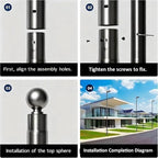 16ft Tall Street Light Pole, alternate view 5