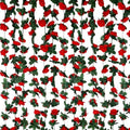 16Pcs 126Ft Red Rose Garland, Fake Rose Hanging Flowers, Artificial Flower Vine, Hanging Floral Vine Garland for