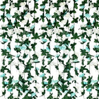 16Pcs 126Ft Teal&White Rose Garland, Fake Rose Hanging Flowers, Artificial Flower Vine, Hanging Floral Vine