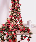 16Pcs 131FT Pink Flower Garland for Backdrop and Wedding Arch, alternate view 5