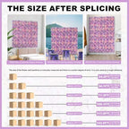 16pcs 3D Flower Wall Panel Artificial Silk Floral Background, alternate view 6