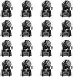 16PCS Moving Head Light RGBW LED Stage Lighting Effect 7x10W Moving Heads Wash Lights by DMX and Remote Control