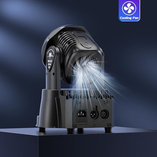 16PCS Moving Head Light RGBW LED Stage Lighting Effect 7x10W Moving Heads Wash Lights by DMX and Remote Control, alternate