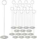 16PK Place Card Holders 12 Inch Table Number Holders Table Card Holders Steel Card Holders for Birthdays