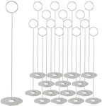 16PK Place Card Holders 12 Inch Table Number Holders Table Card Holders Steel Card Holders for Birthdays