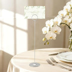 16PK Place Card Holders 12 Inch Table Number Holders Table Card Holders Steel Card Holders for Birthdays, alternate view 5