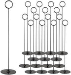 16PK Place Card Holders 12 Inch Table Number Holders Table Card Holders Steel Card Holders for Birthdays