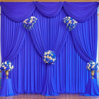 16x10FT Royal Blue Backdrop Curtains for Wedding Parties, Wrinkle Free Polyester Photography Backdrop Drapes for, alternate