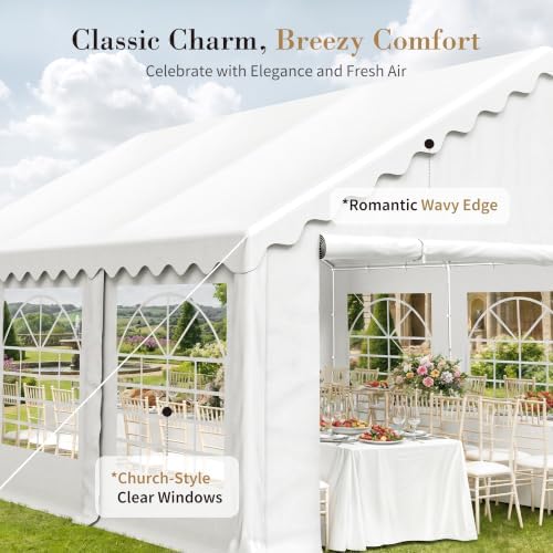 16x20 Party Tents, Heavy Duty Event Tent for Parties, alternate view 3