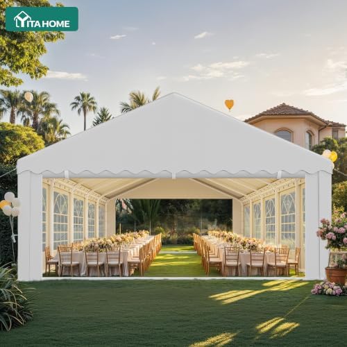 16X32FT Heavy Duty Party Tent Outdoor Wedding Event Shelters in 16X32FT, alternate view 4
