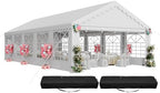 16x32ft Party Tent Outdoor Heavy Duty Wedding Event Shelters in 16x32ft