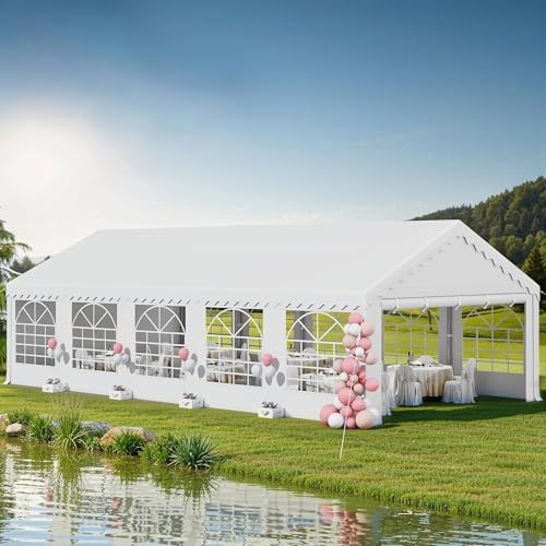 16x32ft Party Tent Outdoor Heavy Duty Wedding Event Shelters in 16x32ft, alternate view 2