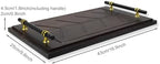 17" Acacia Wood Charcuterie Board Platter with Juice Grooves - Large Serving Tray for Steak, Cheese, alternate view 3