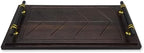 17" Acacia Wood Charcuterie Board Platter with Juice Grooves - Large Serving Tray for Steak, Cheese, alternate view 6