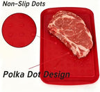 17 Inch Grilling Prep & Serve Trays with Non-Slip Base, Extra Thick, Warp-Resistant BBQ Platter Set for Cooking, alternate