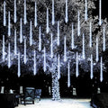 1728 LED Christmas Light, Meteor Shower Rain Lights 11.8 Inch 48 Tubes, Waterproof Plug in Falling Rain Lights