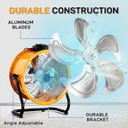 18" High-Velocity Drum Air Circulator Fan, alternate view 6