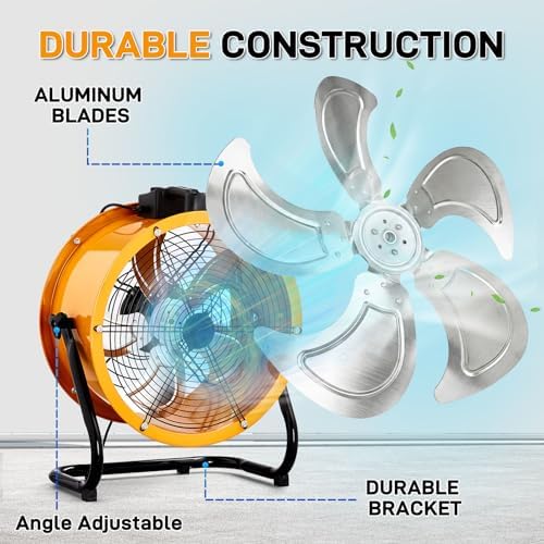 18" High-Velocity Drum Air Circulator Fan, alternate view 6