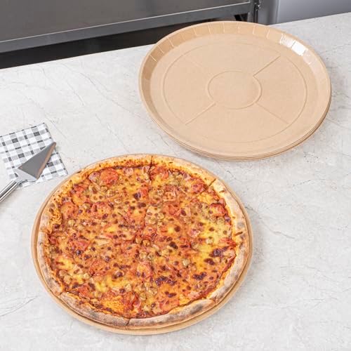 18 In Kraft Paperboard Pizza Trays, Oven Safe, 25 Count in 18" -25 in Kraft, alternate view 2