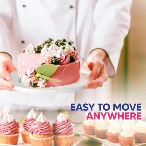 18 Inch Cake Drum Pack of 3 - Smooth-Edged - Sturdy Boards Round - Bend Resistant Multi-Layered Cake Base for, alternate view