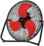 18-Inch Industrial Floor Fan, 5300 CFM, 2-in-1 Wall-Mount Design