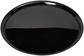 18 inch PS Black Round Serving Tray, 25/case in Black
